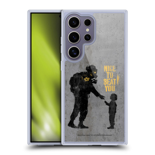 Watch Dogs Legion Street Art Nice To Beat You Soft Gel Case for Samsung Galaxy S25 Ultra & MagSafe