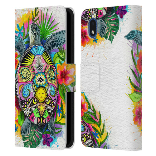 Pixie Cold Animals Turtle Life Leather Book Wallet Case Cover For Samsung Galaxy A01 Core (2020)