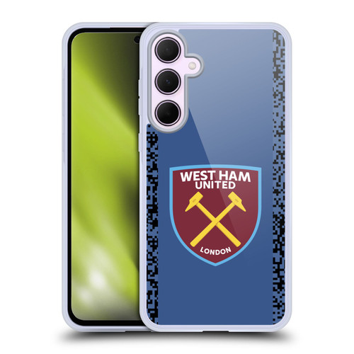 West Ham United FC 2021/22 Crest Kit Away Goalkeeper Soft Gel Case for Samsung Galaxy A35 5G