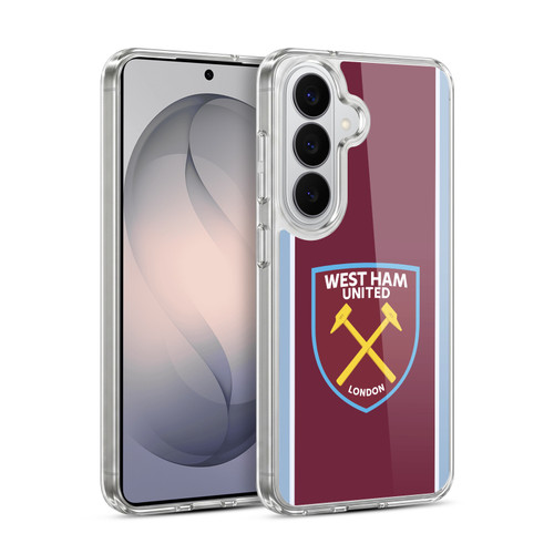 West Ham United FC 2021/22 Crest Kit Home Soft Gel Case for Samsung Galaxy S26