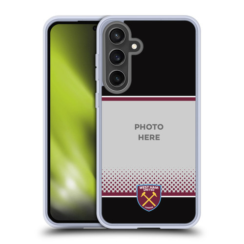 Custom Customised Personalised West Ham United FC Photos Fade Soft Gel Case for Samsung Galaxy S24 FE