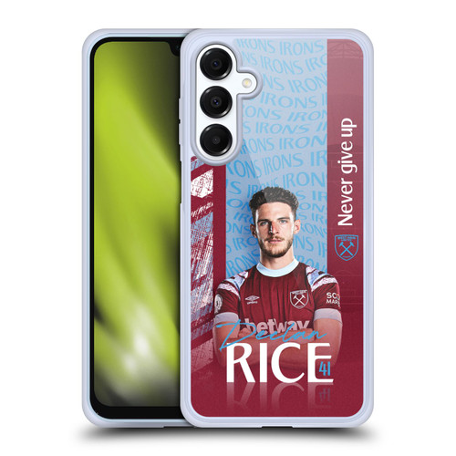 West Ham United FC 2022/23 First Team Declan Rice Soft Gel Case for Samsung Galaxy A16 5G & MagSafe