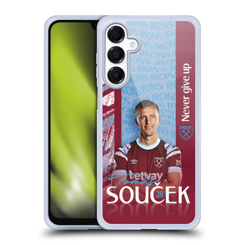 West Ham United FC 2022/23 First Team Tomas Soucek Soft Gel Case for Samsung Galaxy A16 5G & MagSafe