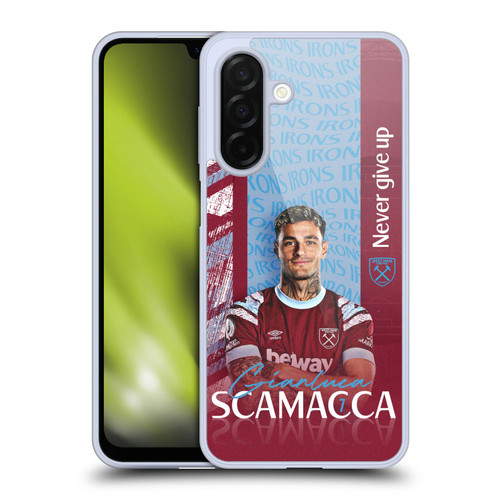 West Ham United FC 2022/23 First Team Gianluca Scamacca Soft Gel Case for Samsung Galaxy A26 5G