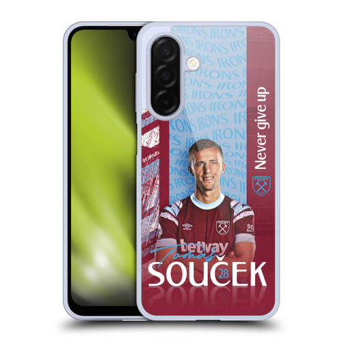 West Ham United FC 2022/23 First Team Tomas Soucek Soft Gel Case for Samsung Galaxy A26 5G