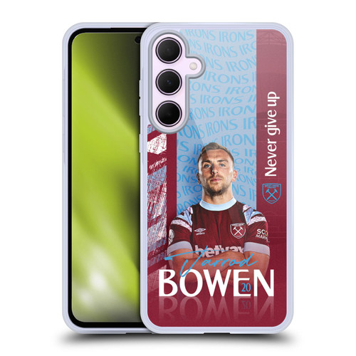 West Ham United FC 2022/23 First Team Jarrod Bowen Soft Gel Case for Samsung Galaxy A35 5G
