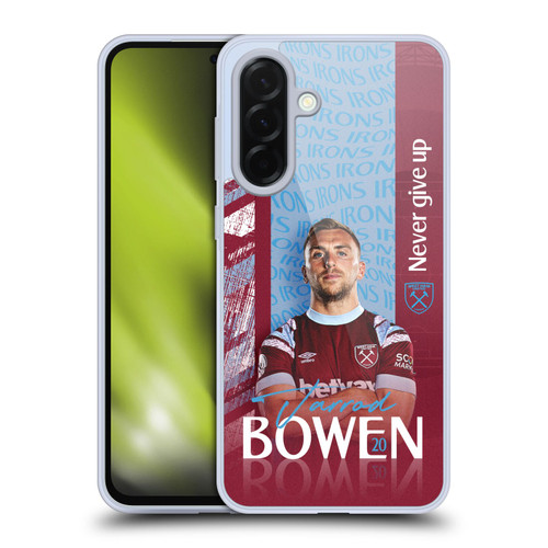 West Ham United FC 2022/23 First Team Jarrod Bowen Soft Gel Case for Samsung Galaxy A36 5G