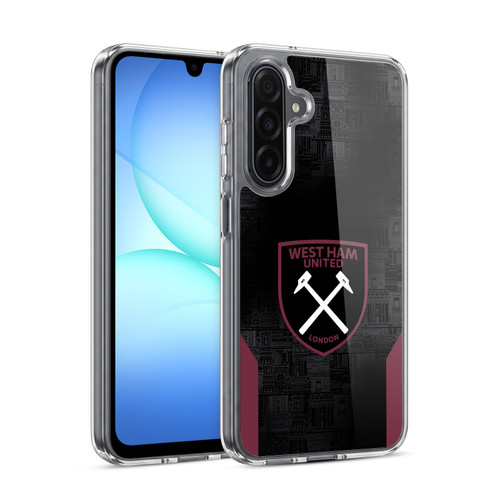 West Ham United FC 2024/25 Crest Kit Away Soft Gel Case for Samsung Galaxy A17 4G / 5G