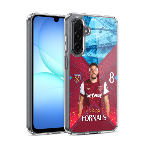 West Ham United FC 2023/24 First Team Pablo Fornals Soft Gel Case for Samsung Galaxy A17 4G / 5G