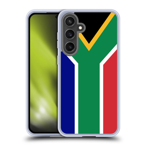 Head Case Designs Football World Flags Group 1 South Africa South African Soft Gel Case for Samsung Galaxy S24 FE & MagSafe