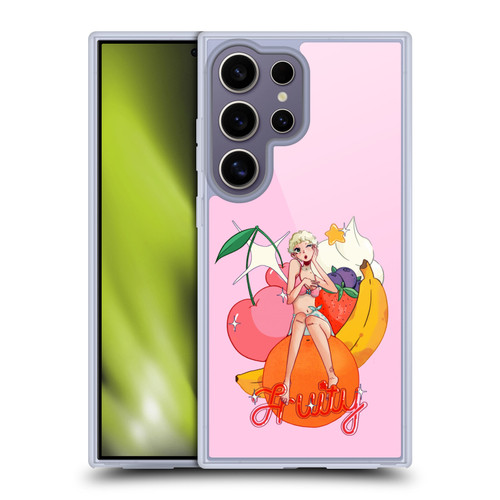 Chloe Moriondo Graphics Fruity Soft Gel Case for Samsung Galaxy S25 Ultra & MagSafe