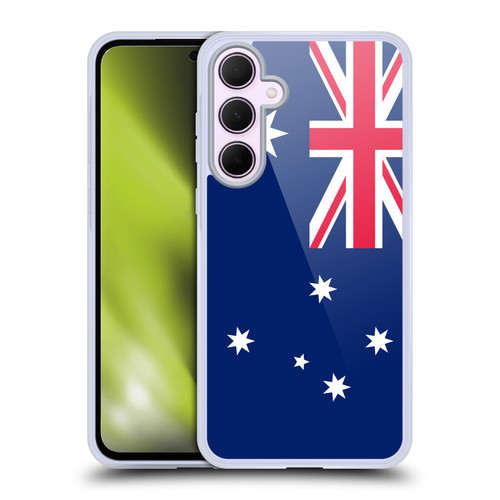 Head Case Designs Football World Flags Group 2 Australia Australian Southern Cross Soft Gel Case for Samsung Galaxy A35 5G