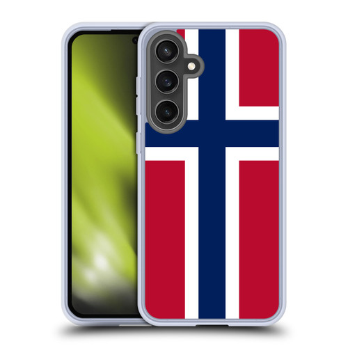 Head Case Designs Football World Flags Group 2 Norway Norwegian Norge Nordic Soft Gel Case for Samsung Galaxy S24 FE & MagSafe