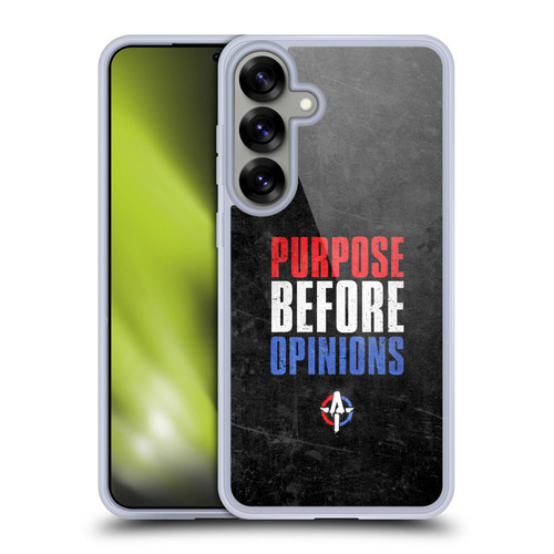 WWE Austin Theory Purpose Before Opinions Soft Gel Case for Samsung Galaxy S25+ & MagSafe