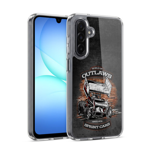 World of Outlaws Western Graphics Brickyard Sprint Car Soft Gel Case for Samsung Galaxy A17 4G / 5G