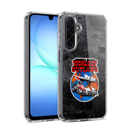 World of Outlaws Western Graphics Distressed Sprint Car Logo Soft Gel Case for Samsung Galaxy A17 4G / 5G
