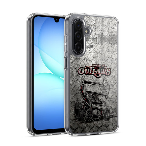 World of Outlaws Western Graphics Sprint Car Soft Gel Case for Samsung Galaxy A17 4G / 5G