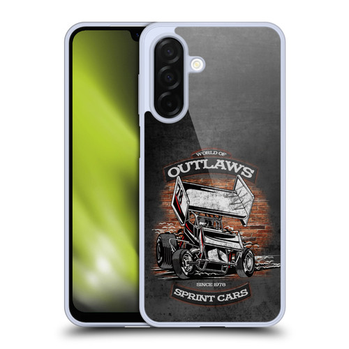 World of Outlaws Western Graphics Brickyard Sprint Car Soft Gel Case for Samsung Galaxy A26 5G