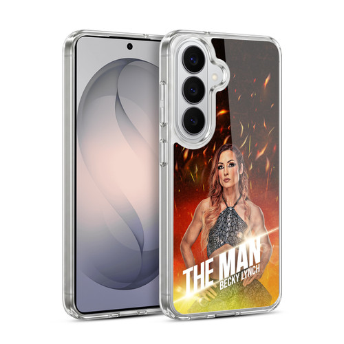 WWE Becky Lynch The Man Portrait Soft Gel Case for Samsung Galaxy S26