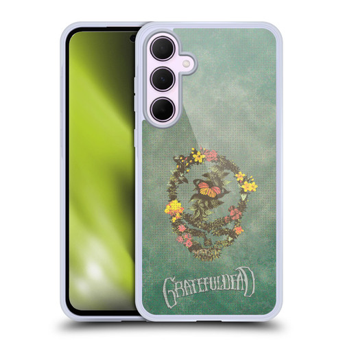 Grateful Dead Graphics Floral Logo Soft Gel Case for Samsung Galaxy A35 5G