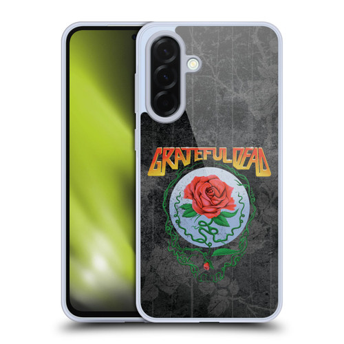 Grateful Dead Graphics Distressed Rose Soft Gel Case for Samsung Galaxy A36 5G