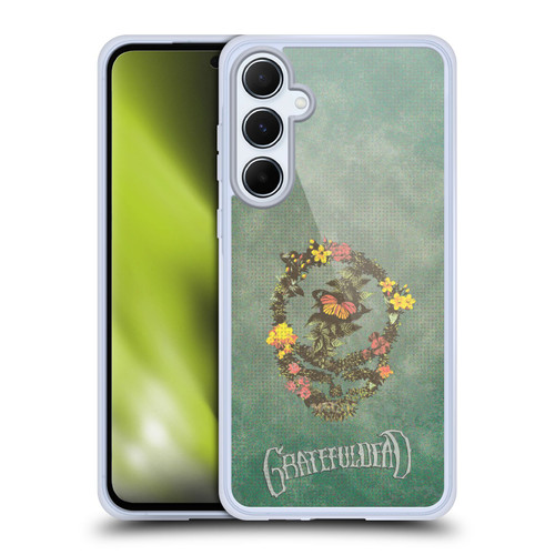 Grateful Dead Graphics Floral Logo Soft Gel Case for Samsung Galaxy A55 5G