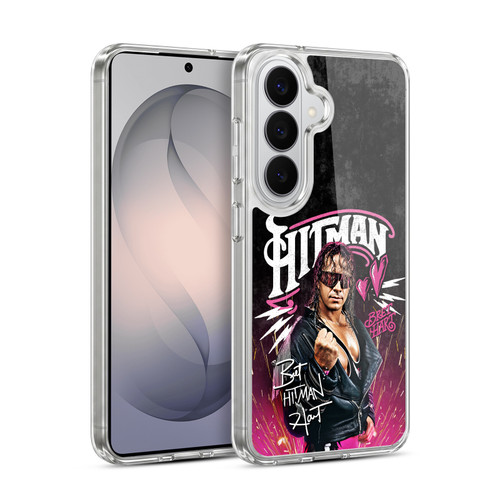 WWE Bret Hart Hitman Graphics Soft Gel Case for Samsung Galaxy S26