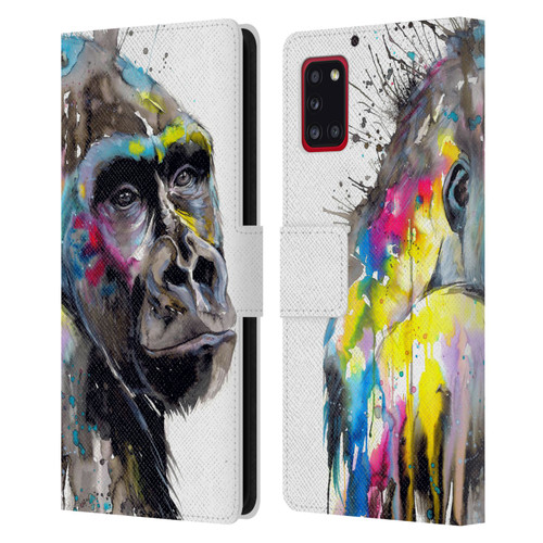 Pixie Cold Animals I See The Future Leather Book Wallet Case Cover For Samsung Galaxy A31 (2020)