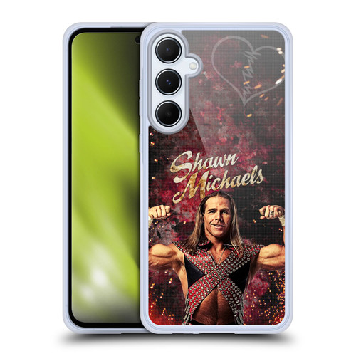 WWE Shawn Michaels LED Image Soft Gel Case for Samsung Galaxy A55 5G