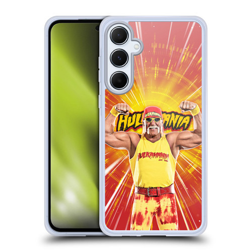 WWE Hulk Hogan Portrait Soft Gel Case for Samsung Galaxy A55 5G