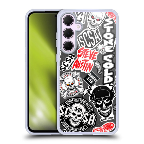 WWE Stone Cold Steve Austin Icons Soft Gel Case for Samsung Galaxy A35 5G