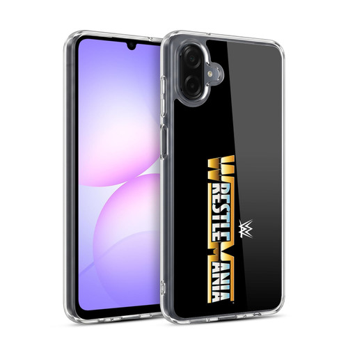 WWE TV Program Logo Wrestlemania Soft Gel Case for Samsung Galaxy A07 4G