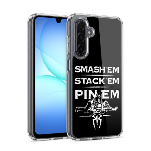 WWE R. Reigns Graphics Smash Em Stack Em Pin Em Soft Gel Case for Samsung Galaxy A17 4G / 5G