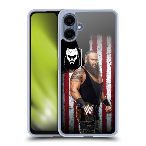 WWE American Flag Superstars Braun Strowman Soft Gel Case for Samsung Galaxy A06 4G / 5G