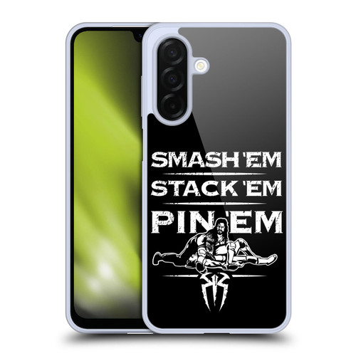 WWE R. Reigns Graphics Smash Em Stack Em Pin Em Soft Gel Case for Samsung Galaxy A26 5G