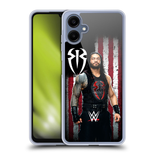 WWE American Flag Superstars Roman Reigns Soft Gel Case for Samsung Galaxy A06 4G / 5G