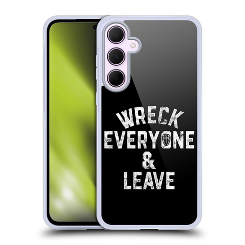 WWE R. Reigns Graphics Wreck Everyone & Leave Soft Gel Case for Samsung Galaxy A35 5G