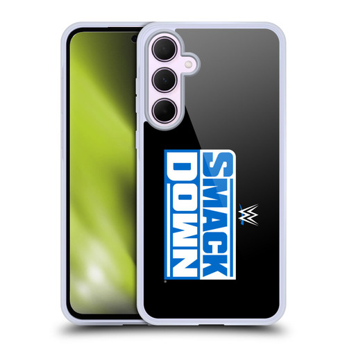 WWE TV Program Logo Smack Down Soft Gel Case for Samsung Galaxy A35 5G