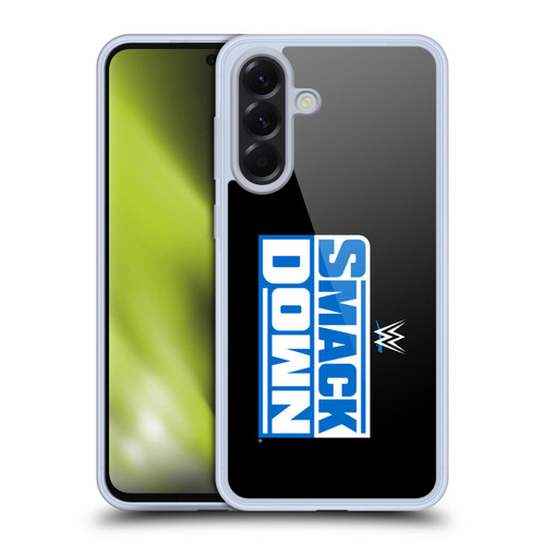 WWE TV Program Logo Smack Down Soft Gel Case for Samsung Galaxy A56 5G