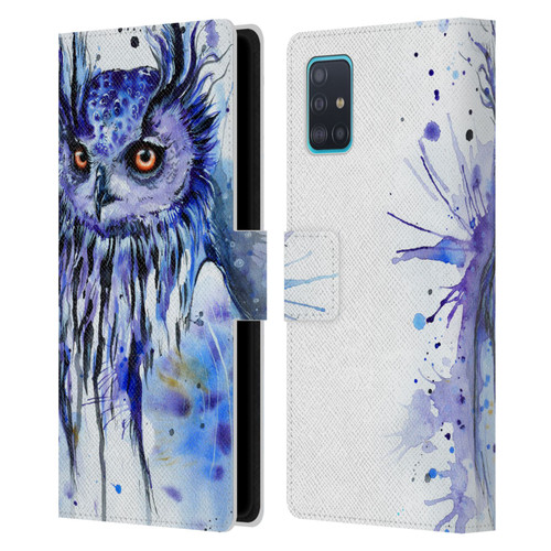 Pixie Cold Animals Secrets Leather Book Wallet Case Cover For Samsung Galaxy A51 (2019)