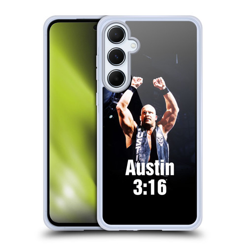 WWE Steve Austin Photo Soft Gel Case for Samsung Galaxy A55 5G