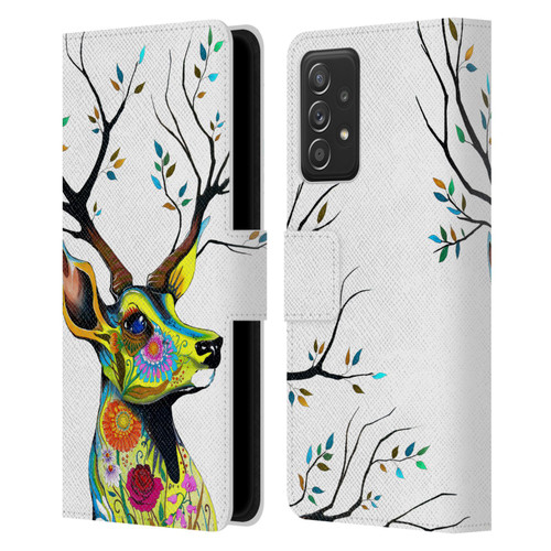 Pixie Cold Animals King Of The Forest Leather Book Wallet Case Cover For Samsung Galaxy A52 / A52s / 5G (2021)