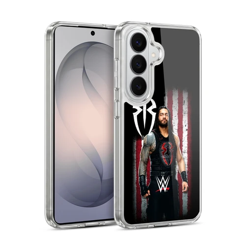 WWE American Flag Superstars Roman Reigns Soft Gel Case for Samsung Galaxy S26