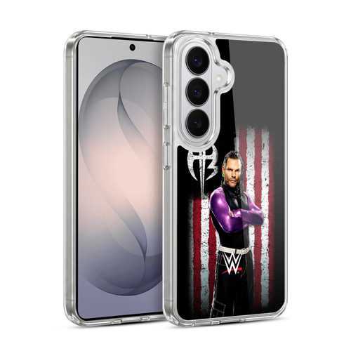 WWE American Flag Superstars Jeff Hardy Soft Gel Case for Samsung Galaxy S26 Plus
