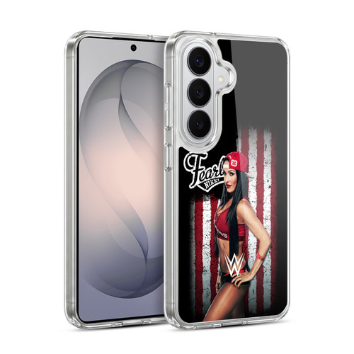WWE American Flag Superstars Nikki Bella Soft Gel Case for Samsung Galaxy S26 Plus
