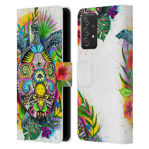 Pixie Cold Animals Turtle Life Leather Book Wallet Case Cover For Samsung Galaxy A53 5G (2022)