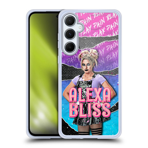WWE Alexa Bliss Graphics Alexa Bliss Soft Gel Case for Samsung Galaxy A55 5G
