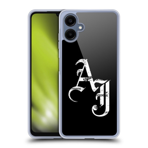 WWE Aj Styles Grunge Initials Soft Gel Case for Samsung Galaxy A06 4G / 5G