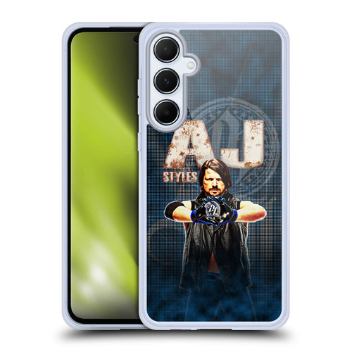 WWE Superstars AJ Styles Soft Gel Case for Samsung Galaxy A55 5G