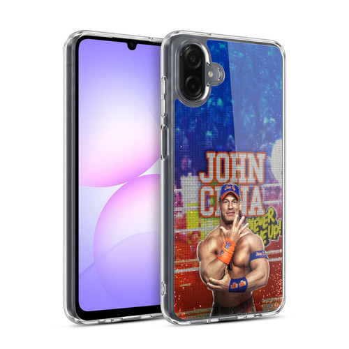 WWE 2017 John Cena LED Image Soft Gel Case for Samsung Galaxy A07 4G